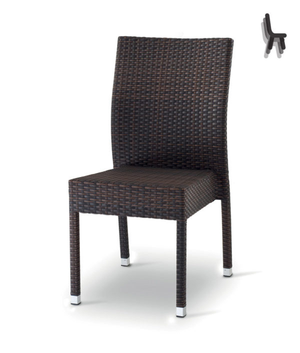 Art.ES 916 Sedia Esterno  Alluminio Polietilene