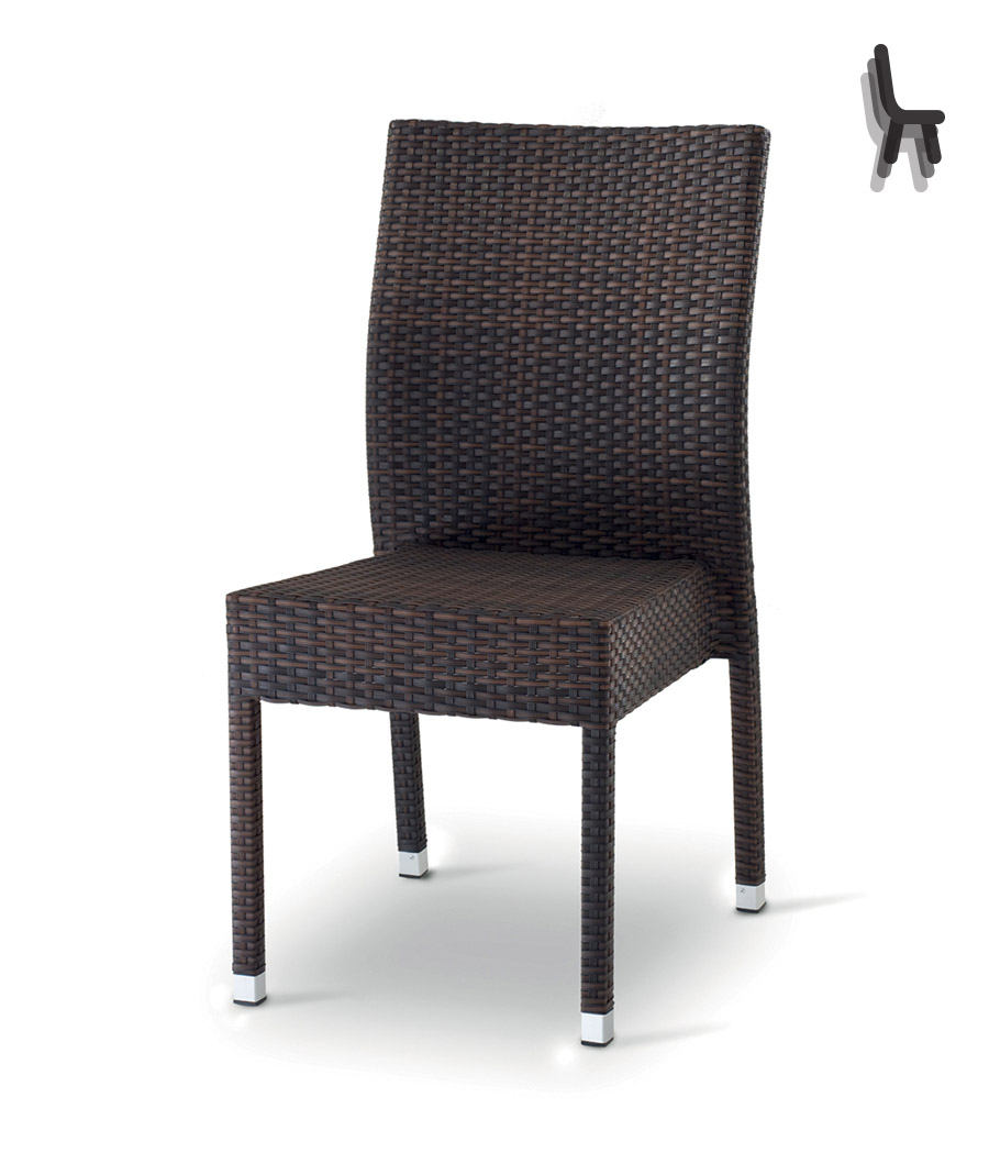 Art.ES 916 Sedia Esterno  Alluminio Polietilene