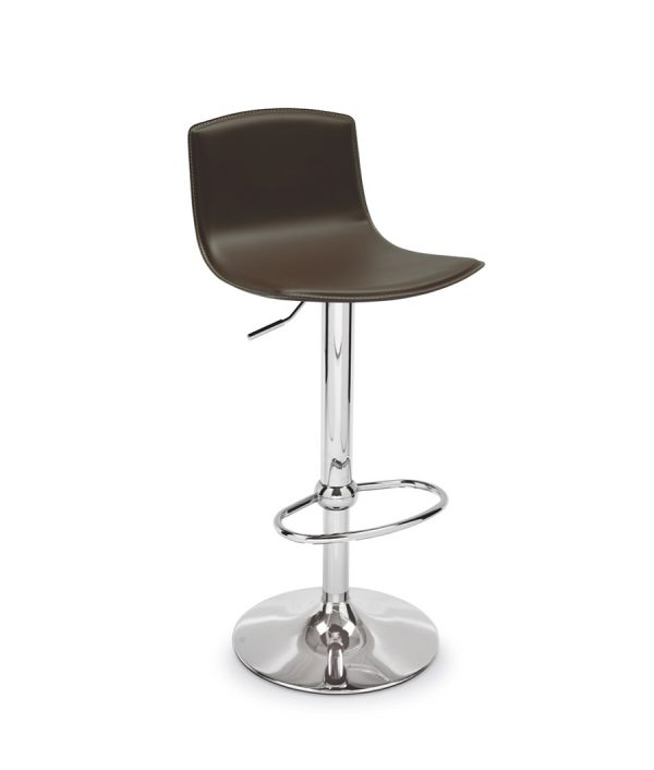 Art.G/1345-LH Egg leather stool